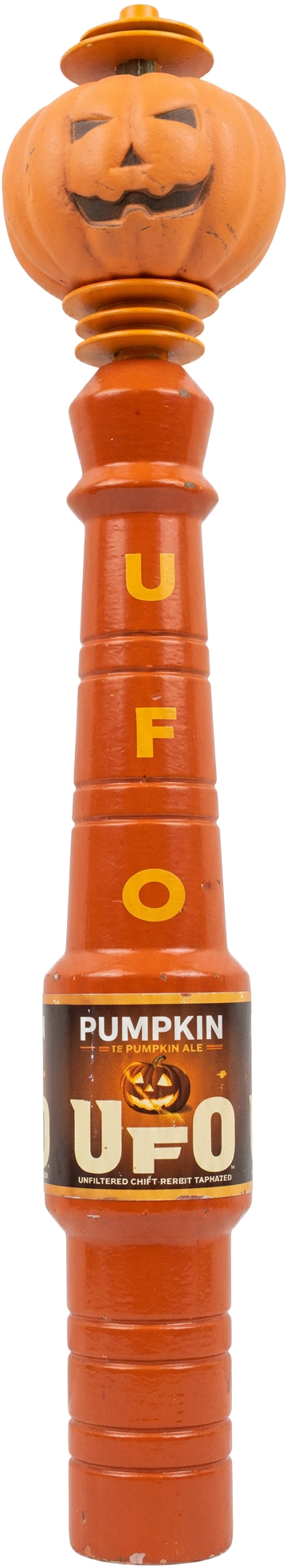 Harpoon UFO Pumpkin Ale Tall Pumpkin Tap Handle