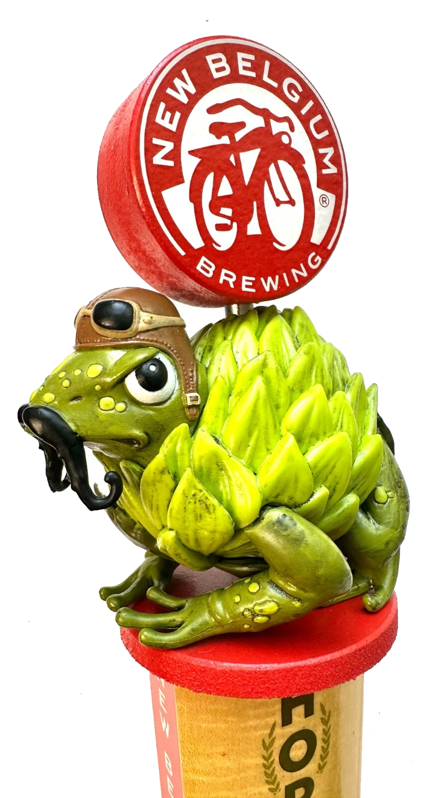 Tap handle New Belgium Hop Kitchen, grenouille — miniature 4