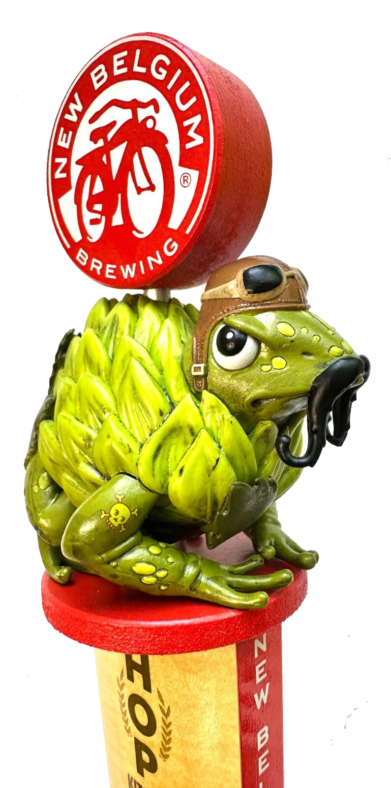 Tap handle New Belgium Hop Kitchen, grenouille — miniature 3