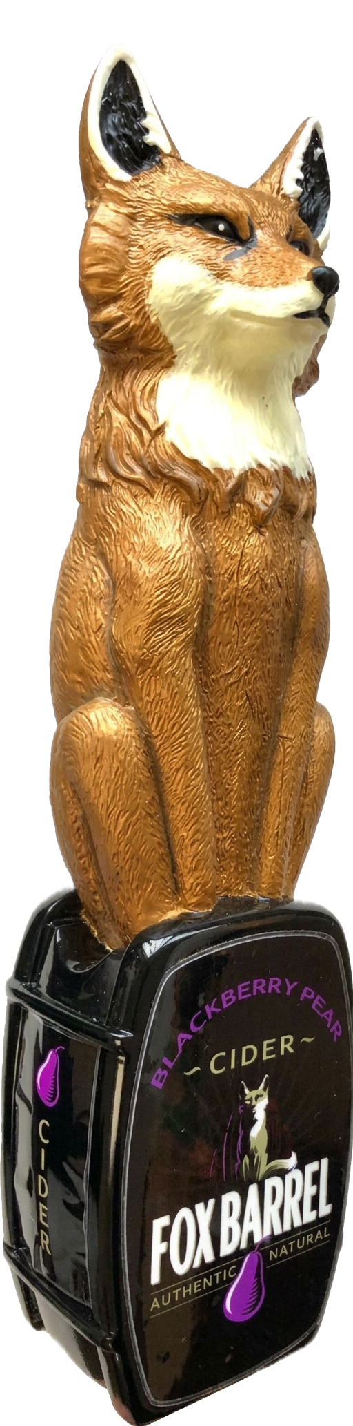 Tap handle Fox Barrel Blackberry Pear Cider, renard — miniature 3