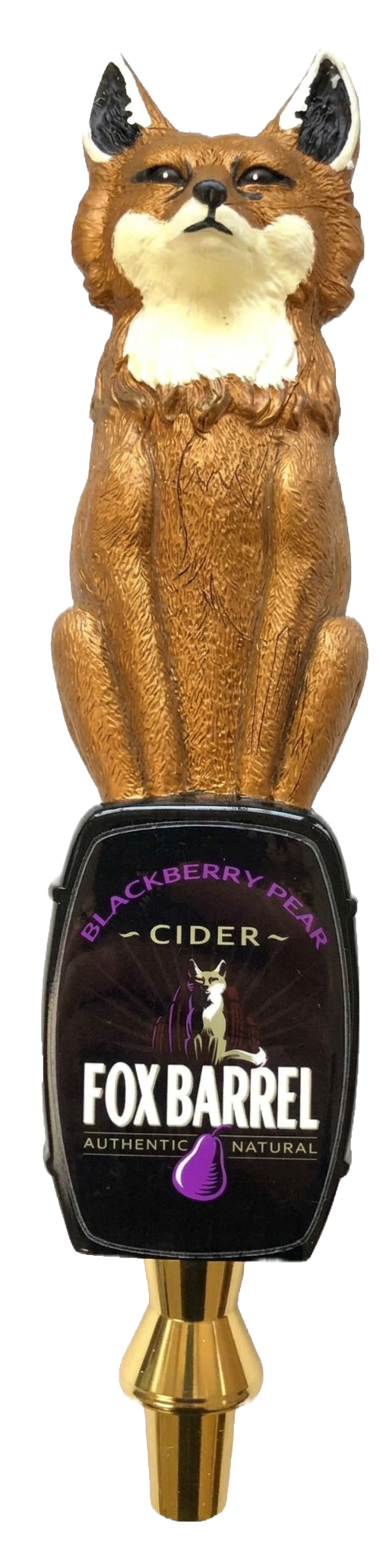 Fox Barrel Blackberry Pear Cider Tap Handle