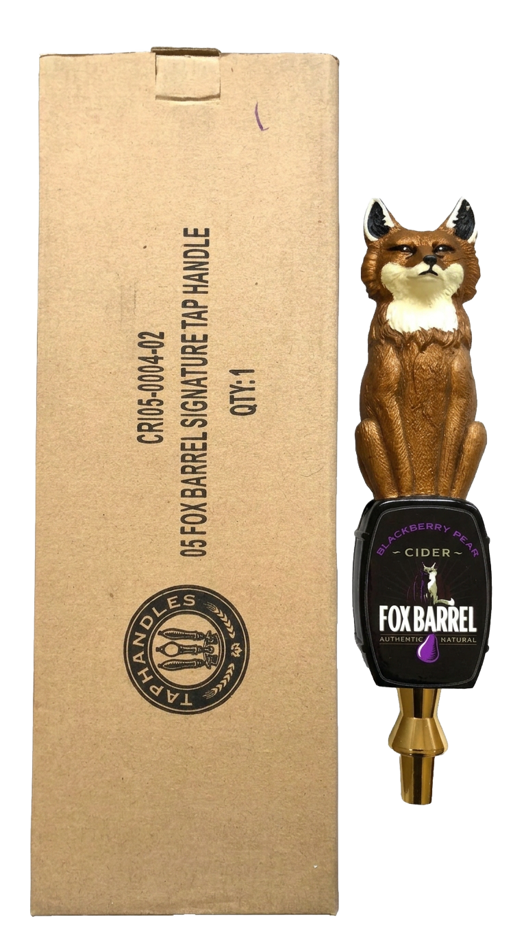 Tap handle Fox Barrel Blackberry Pear Cider, renard — miniature 8