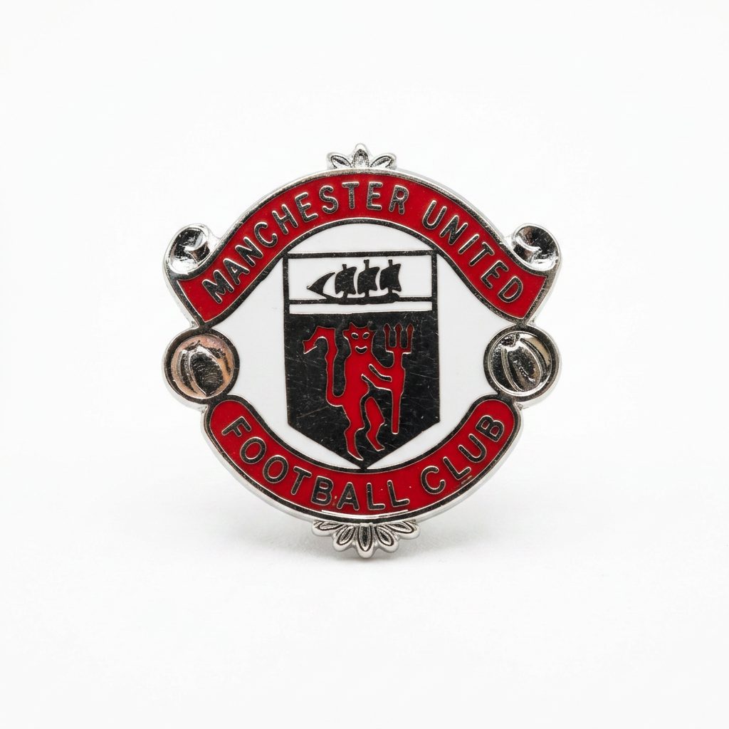 Pin's émaillé Manchester United — écusson Red Devil
