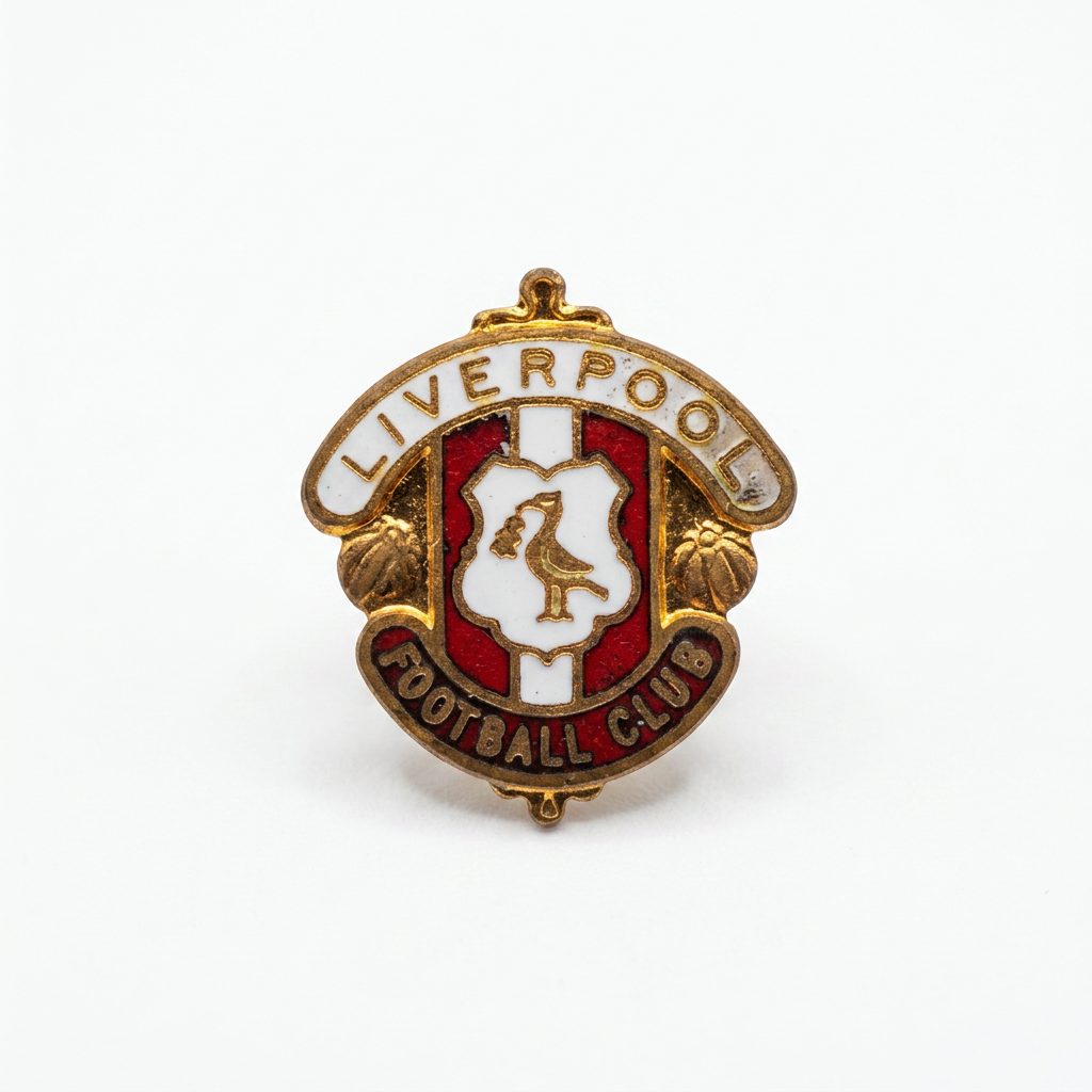 Pin's émaillé Liverpool FC — Liver Bird ancienne version