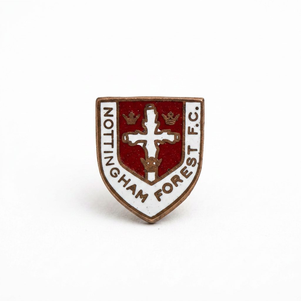 Pin's émaillé Nottingham Forest FC — écusson d'avant 1974