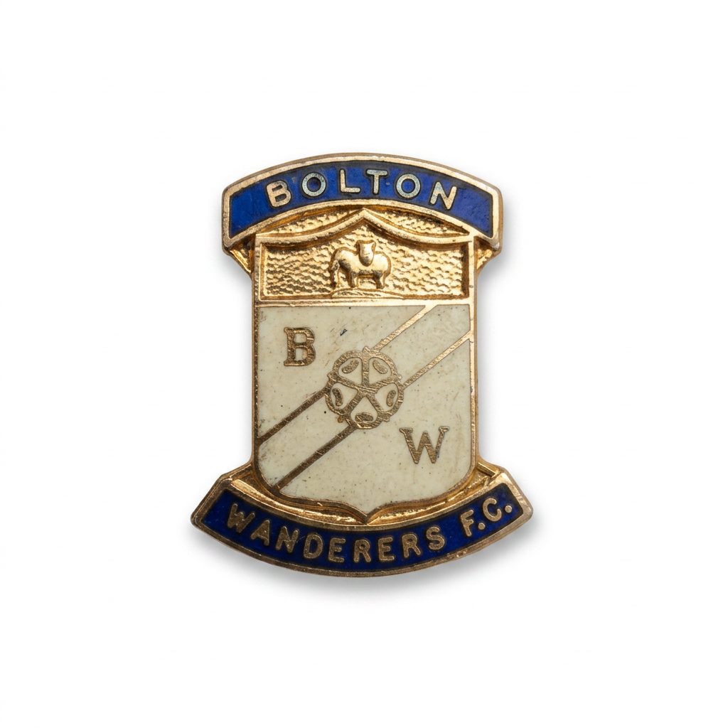 Pin's émaillé Bolton Wanderers FC — écusson à l'éléphant